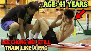 Lee chong wei  Fittest badminton player on Earth  Badminton training [upl. by Barthel881]