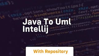 java to uml intellij [upl. by Haididej]