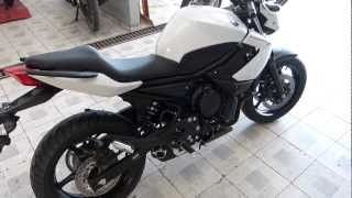 Yamaha XJ6 N 2013  Saindo da concessionária [upl. by Atinyl]