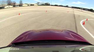 Infiniti Q50 Red Sport 400 Autocross [upl. by Akiemehs]