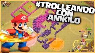 TROLLEANDOCONANIKILO PROBANDO BASES TROLL 4  CLASH OF CLANS [upl. by Konyn]