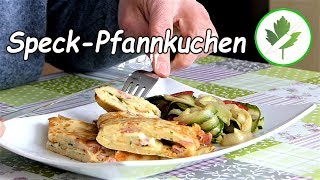 15 Minuten Küche  Rustikaler SpeckPfannkuchen schnelle Rezepte günstig [upl. by Cilo632]