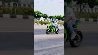 Kawasaki Nunja rider 🔥🚀  kawasaki viralvideo zx10r publicreaction ninjazx10rlover rider [upl. by Eehtomit]