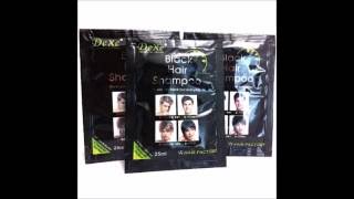 Instant Hair Dye Black Hair Shampoo 3 Black Color Simple to Use Last 30 days Natural Ingre [upl. by Nosna145]