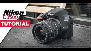 Nikon D3500 Tutorial For Beginners  How To Setup Your New DSLR [upl. by Estas]