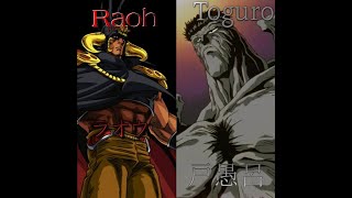 Add004 Raoh vs Toguro [upl. by Dnomaid]