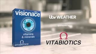 Vitabiotics ITV national weather sponsorship 2014  Visionace [upl. by Neelyaj]