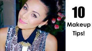 10 Fast amp Easy Makeup Tips ♥ [upl. by Nyleikcaj]