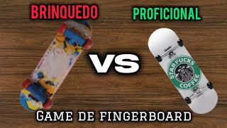 game de fingerboard de brinquedo vs profissional [upl. by Kulda667]