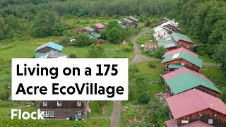 230 People LIVING COMMUNALLY TOUR of Ithaca EcoVillage — Ep 051 [upl. by Nohsav]