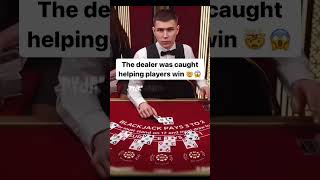 The dealer was caught cheating by the casino stake gamble gambling casino bigwin shorts [upl. by Pirbhai]