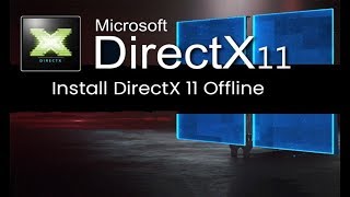 DirectX 11 Offline Installer in windows 788110 [upl. by Odicalp]