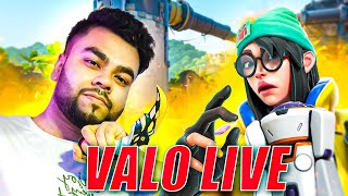 VALORANT LIVE STREAM INDIA  🔥NEW CHAMPIONS BUNDLE SE RANK PUSH KARTE HAI 🔥 [upl. by Ellehcer]