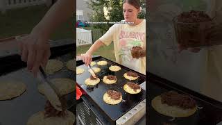 Anyone else 😆 blackstone blackstonegriddle outdoorcooking birriatacos dinnerideas fail mom [upl. by Annadal]