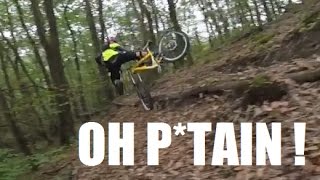 Apprendre à Voler à VTT  BIG CRASH [upl. by Ahsitahs]