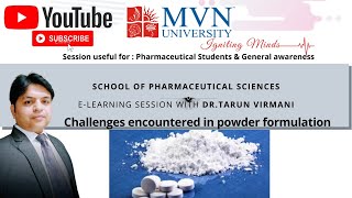 PROBLEMS ENCOUNTERED WITH POWDER FORMULATION [upl. by Ojiram]