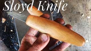 Making a Sloyd Knife Carving Knife [upl. by Robert]