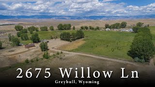 2675 Willow Ln Horse Property for Sale Greybull WY [upl. by Haneekas261]