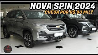 NOVA CHEVROLET SPIN 2024 MINI VAM SUPERIOR A YARIS CROSS E NISSAM KICKS 2024 PELO MESMO PREÇO [upl. by Hoppe768]