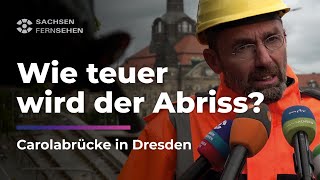 CAROLABRÜCKE Teurer ABRISS und erst DANN kann der NEUBAU starten I Sachsen Fernsehen [upl. by Akirat]