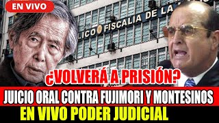 🔴EN VIVO INICIÓ JUICIO ORAL CONTRA ALBERTO FUJIMORI Y VLADIMIRO MONTESINOS HOY 181223 [upl. by Asirrac]