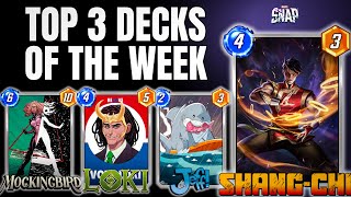 Top 3 Best Marvel Snap Decks to Dominate This Week  Weekly Meta Report 7 [upl. by Yelserp]