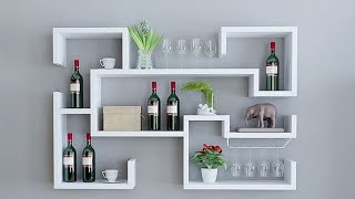 Stylish Floating Shelf Ideas 2023 Modern Living Room with Floating Shelves 2023 [upl. by Barlow]