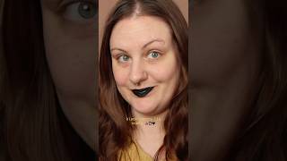 Black cherry 🍒 lip combo 🧛🏻‍♀️🖤 blackcherrylips blacklipstick blacklips halloweenmakeup [upl. by Ymled]