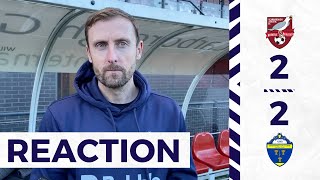 Scarborough Athletic 22 Warrington Town Mark Beesley reaction [upl. by Perkoff]