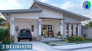 3 BEDROOM HOUSE DESIGN  10x10 HOUSE DESIGN  100 SQM [upl. by Ernst503]