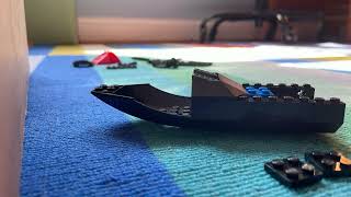 Lego Batboat stop motion [upl. by Halladba]