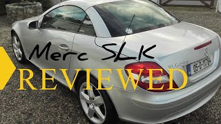 CAR REVIEW  MercedesBenz SLK 200 R171  Includes folding hardtop action [upl. by Burck]