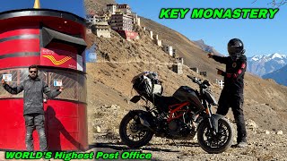 Exploring KEY MONASTERY in Spiti Valley amp WORLDS HIGHEST POST OFFICE HIKKIM  TABO TO LOSAR  DAY 4 [upl. by Adalie599]