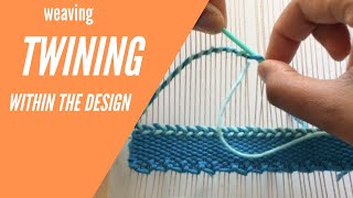 Twining  Weaving Techniques for Beginners [upl. by Enylodnewg]