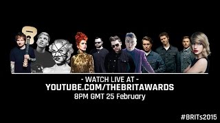 Watch Our Worldwide Live Stream  BRIT Awards 2015 [upl. by Verine]