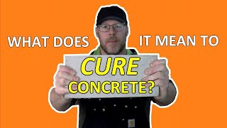 What Is Concrete Curing [upl. by Kunin607]