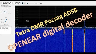 Tetra DMR Pocsag ADSB OPENEAR digital Decoder [upl. by Matta]