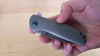 The Kizer Laconico Gemini Pocket Knife TIM Z REVIEW [upl. by Amalbergas443]