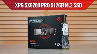 XPG SX8200 PRO 512GB M2 SSD İncelemesi [upl. by Eixirt]