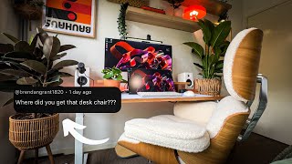 The BEST Desk Setup Chair NOBODY Is Using Work From Home Accessories [upl. by Waxman]