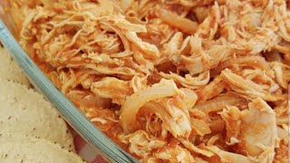 TINGA DE POLLO RECETA [upl. by Gerladina]