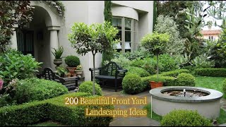 200 Beautiful Front Yard Garden Landscaping Ideas [upl. by Ikkaj]