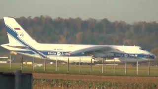 Take off Antonov AN124 Stuttgart [upl. by Godewyn]