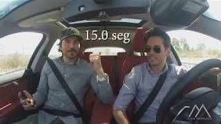 RETO BMW 430 VS GTI  BAD RACE MUSTANG 50  TEST 14 mile 050 0100 0150 0190  test FRENADO [upl. by Annawd]