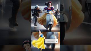 Disney princesses chased by the police shortselsa [upl. by Mercedes129]