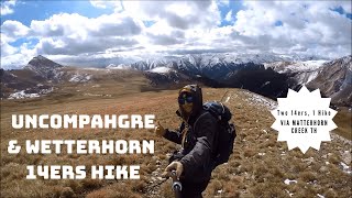 Colorado 14ers Uncompahgre amp Wetterhorn Virtual Trail Guide [upl. by Mcgray]