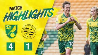 HIGHLIGHTS  Norwich City 41 Reading [upl. by Hut464]