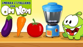 Impara Colori Con La Verdura  Video Educativo  Learn Italian with Om Nom [upl. by Natsrik]