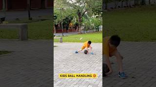 BALL HANDLING SKILL 🏀 DRIBBLING DRILL 🌟 9 YEAR OLD ballislife ballhandling dribbling [upl. by Inalaeham]