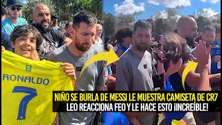 ESTE NIÑO SE BURLÓ DE MESSI ANTES DE GANAR SU 8º BALÓN DE ORO quotVIVA CRISTIANOquot FEA REACCIÓN DE LEO [upl. by Cain]